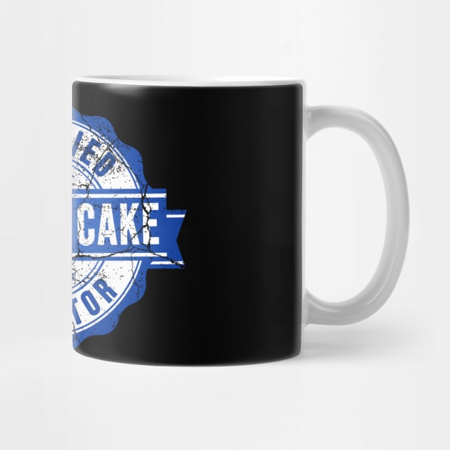 certified bad ass cake decorator blue design by FoxyDesigns95